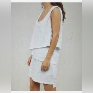 Alexander Wang White Tank Top Layered Dress